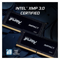 32GB KINGSTON SO 4800MT/s DDR5 CL38 SODIMM Kit of 2 FURY Impact