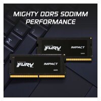 SO KINGSTON FURY Impact 16GB 6400MT/s DDR5 CL38 SODIMM XMP