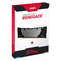 KINGSTON 32GB 3600MT/s DDR4 CL16 DIMM Kit of 2 1Gx8 FURY Renegade Black