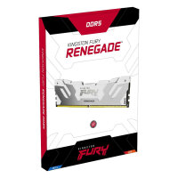 KINGSTON 64GB 6400MT/s DDR5 CL32 DIMM Kit of 2 FURY Renegade RGB White XMP