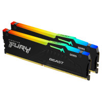 KINGSTON 64GB 6000MT/s DDR5 CL30 DIMM Kit of 2 FURY Beast RGB EXPO