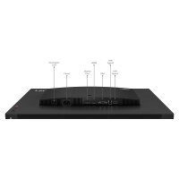 61cm/24" (1920x1200) Lenovo ThinkVision T24d-30 16:10 FHD IPS 4ms 100Hz HDMI VGA DP Speaker Pivot Black