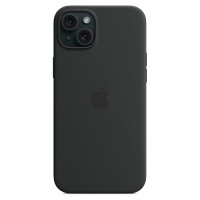 APPLE iPhone 15 Plus Silicone Case with MagSafe - Black