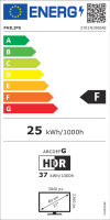 68,6cm/27" (3840x2160) Philips 27E1N1900AE 16:9 4K UHD IPS HDR10 4ms 60Hz 2xHDMI USB-C Speaker Black