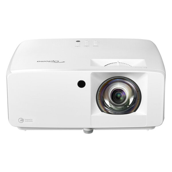 (3840x2160) OPTOMA UHZ35ST DLP Laser 3500-Lumen HDMI USB 3D 4K Ultra HD White
