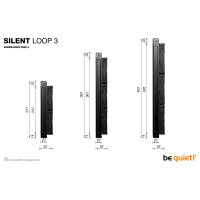 K Cooler Wasserkühlung be quiet! Silent LOOP 3 420mm