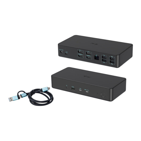 D I-TEC USB-C Thunderbolt 3 Dual 4K Docking Station