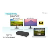 D I-TEC USB-C Thunderbolt 3 Dual 4K Docking Station