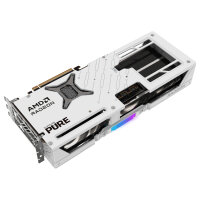 RX 9070 16GB Sapphire Pure Radeon OC GDDR6 3 Fan white