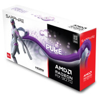 RX 9070 16GB Sapphire Pure Radeon OC GDDR6 3 Fan white