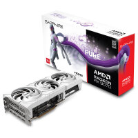 RX 9070 16GB Sapphire Pure Radeon OC GDDR6 3 Fan white