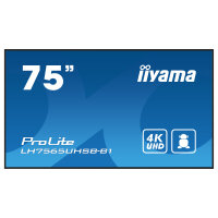 190cm/75" (3840x2160) iiyama ProLite LH7565UHSB-B1...