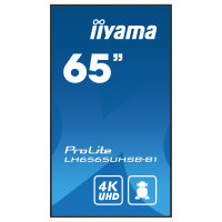 165cm/65" (3840x2160) iiyama ProLite LH6565UHSB-B1 16:9 4K UHD IPS Touch 8ms 60Hz 24/7 2xHDMI DP LAN WIFI Speaker Black