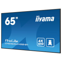 165cm/65" (3840x2160) iiyama ProLite LH6565UHSB-B1 16:9 4K UHD IPS Touch 8ms 60Hz 24/7 2xHDMI DP LAN WIFI Speaker Black