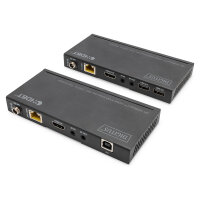 DIGITUS 4K HDBaseT HDMI KVM Extender Set USB 2.0 150m