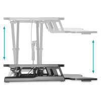 Digitus DA-90380-1 Ergonomischer Schreibtischaufsatz