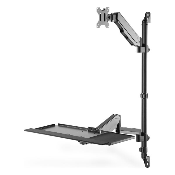 Digitus DA-90372 Flexibler Steh-/ Sitz-Arbeitsplatz zur Wandmontage