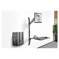 Digitus DA-90372 Flexibler Steh-/ Sitz-Arbeitsplatz zur...