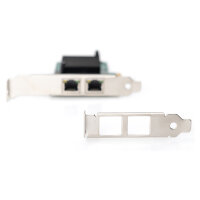 Digitus 2-Port Gigabit Ethernet PCI Express-Karte