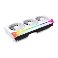 RX 9070 XT 16GB XFX Mercury Gaming RGB OC GDDR6 3 Fan white
