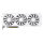 RX 9070 XT 16GB XFX Quicksilver Gaming GDDR6 3 Fan white