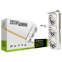 RTX 5070 12GB Zotac Gaming AMP GDDR7 3Fan white