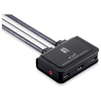 KVM Switch 0290 2-Port Kabel. HDMI. USB. Audio
