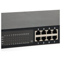 Switch 24x GE GEP-2421W630 19" 630W 24xPoE