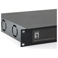 Switch 24x GE GEP-2421W630 19" 630W 24xPoE