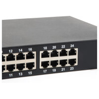 Switch 24x GE GEP-2421W630 19" 630W 24xPoE