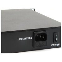 Switch 24x GE GEP-2421W630 19" 630W 24xPoE