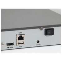 NVR-0504 4-Kanal Netzwerk Videorek. PoE H.265/264
