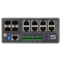 Switch 8x GE IGP-1271 4xGSFP 240W 8xPoE+