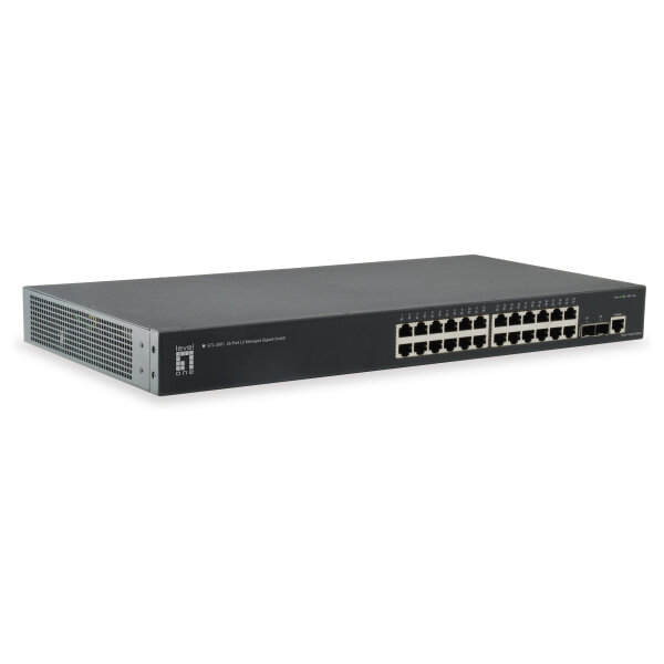 Switch 24x GE GTL-2661 2x10GSFP+19"