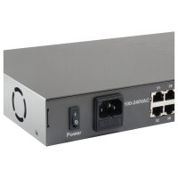 Switch 32x FE FGP-3400W380 2xGE 19" 380W 32xPoE