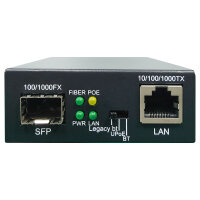 Konverter GVT-2016 10/100/1000T>RJ45 to SFP 90W sw