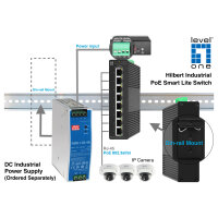 Switch 8x GE IGS-2108P 8xPoE Outputs schwarz