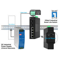 Switch 6x GE IGS-2106 2xSFP. 4xRJ45 schwarz