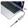 Adapter USB-C + USB-A -> RJ45 10/100/1000/2500 gr