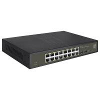 Switch 16x GE GES-2118 2xGSFP 19" Hilbert