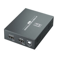 HDMI over Cat.5/6 Extender kit 4K. 100m schwarz