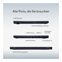 ASUS ExpertBook B5 16" U7-155U 16 512 B5604CMA-QW0056X W11P