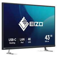 EIZO 108cm (42.5") EV4340X-BK 16:09 4K 2xHDMI+DP+USB-C IPS