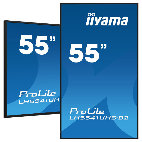 IIYAMA 139.0cm(55") LH5541UHS-B2 16:9 3xHDMI+USB IPS 4K retail (Speditionsversand)