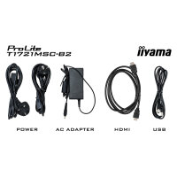 IIYAMA 43.0cm (17") T1721MSC-B2 5:4 M-Touch HDMI+VGA retail