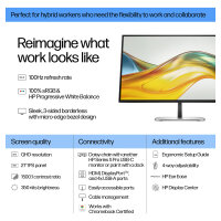 68,6cm/27" (2560x1440) HP Pro 527pq 16:9 IPS 5ms 100Hz HDMI 2x DisplayPort USB-C USB-Hub VESA Speaker Black/Silver