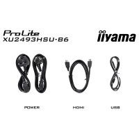 IIYAMA 60.5cm (23.8") XU2493HSU-B7 16:9 HDMI+DP+2xUSB IPS