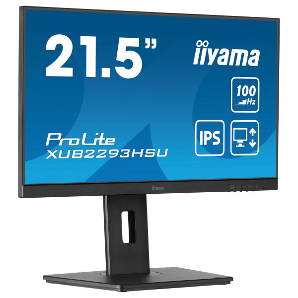 IIYAMA 54.5cm (21.5") XUB2293HSU-B7 16:9 HDMI+DP+2xUSB