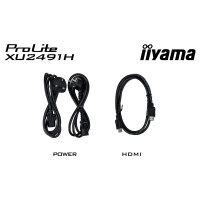 IIYAMA 60.5cm (23.8") XU2491H-B1 16:9 HDMI+DP IPS