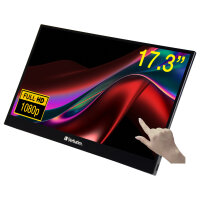 Verbatim PMT-17 Portable Touchscreen Monitor 17.3" FullHD